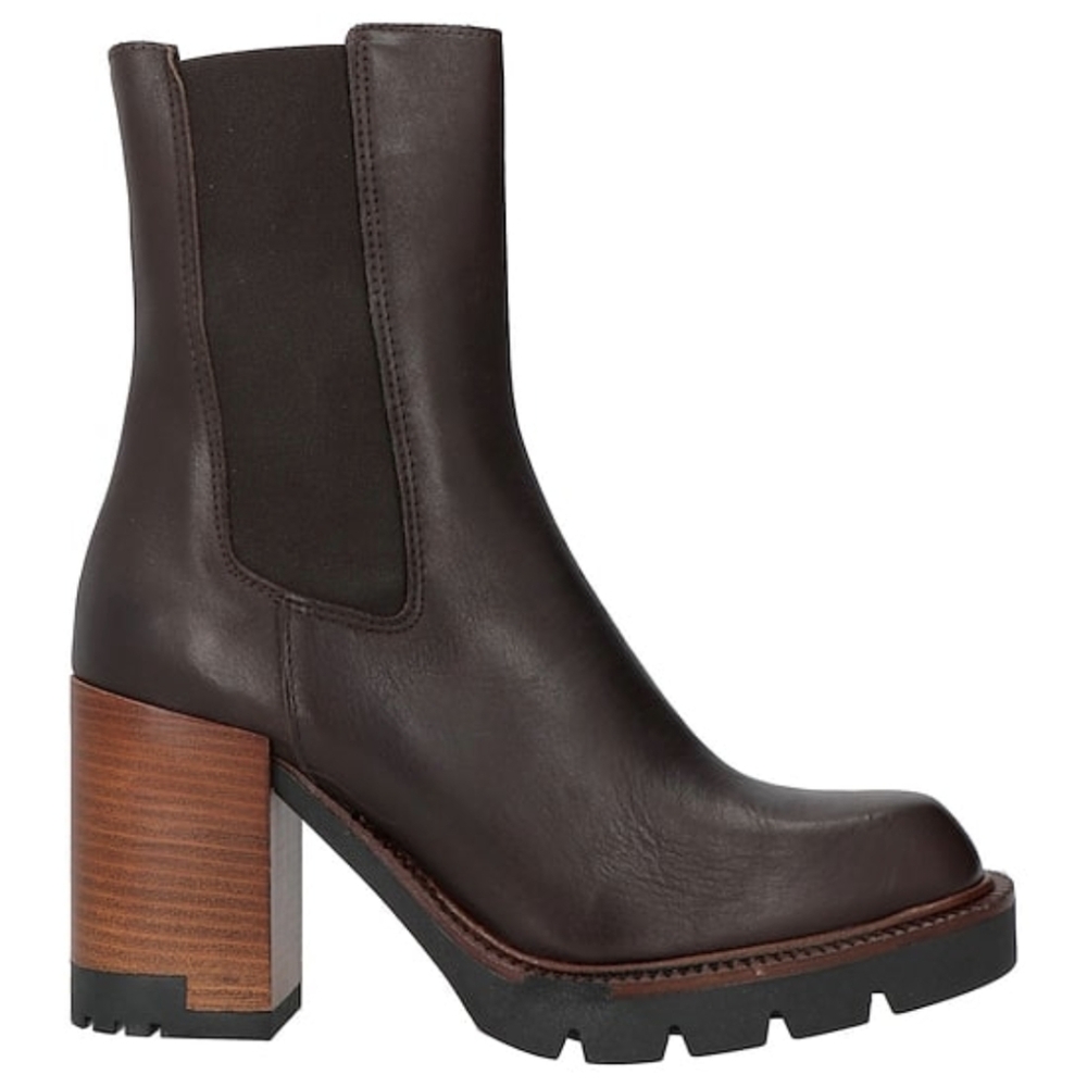 Made in Italy High Heel Chelsea Boots Sz 39